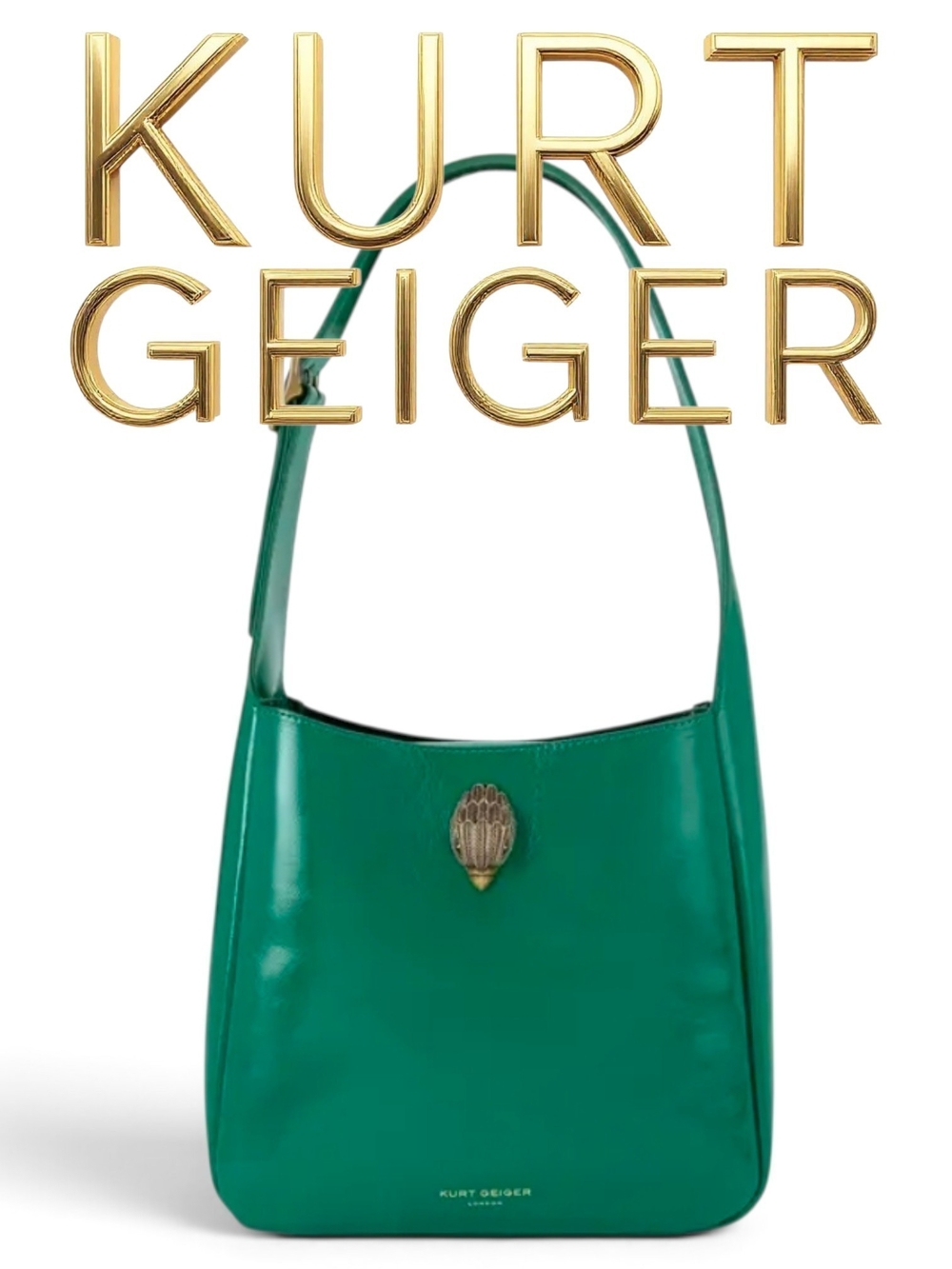 Kurt Geiger London Emerald Bond Hobo Bag w/ Pouch (Retail $350)